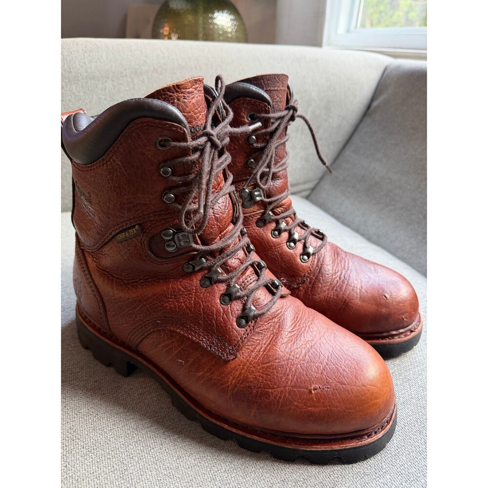 Chippewa Men's 6 Inch Waterproof Insulated Work Rugged Boot Brown Sz 9.5W